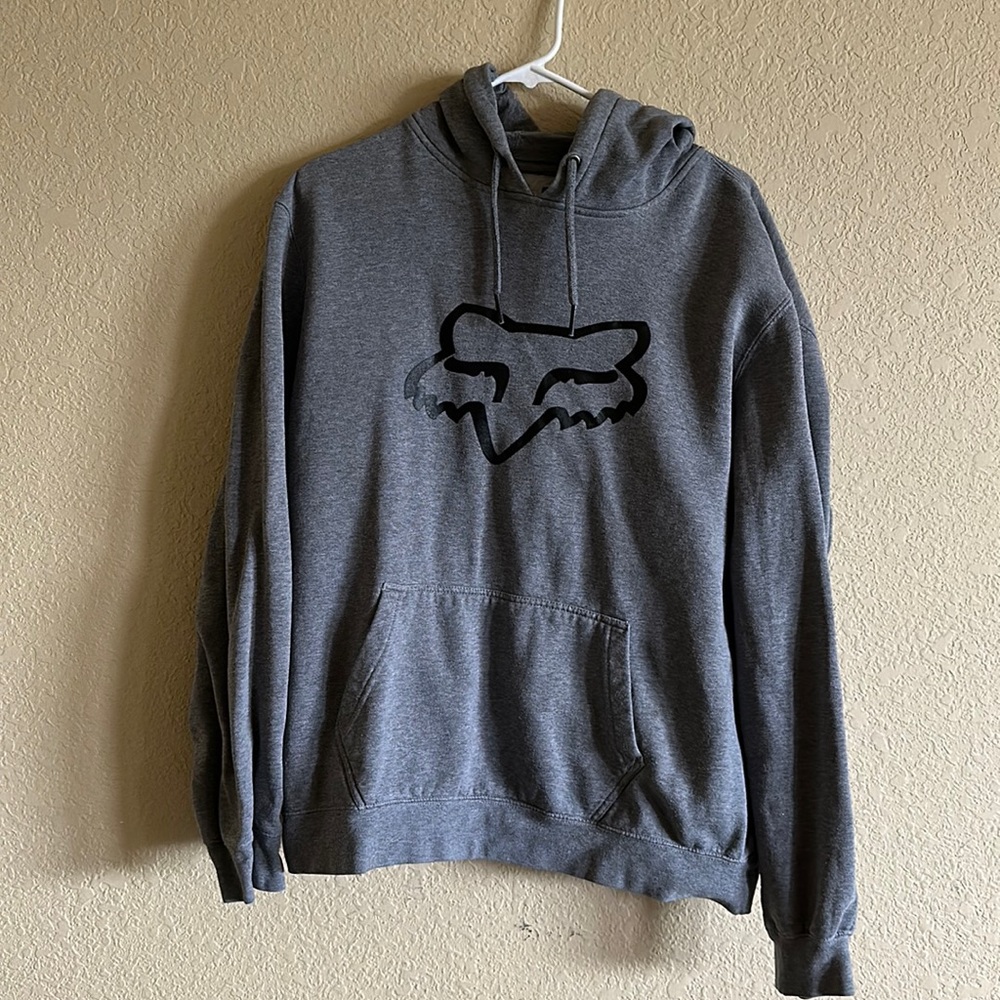 Fox Racing Men’s Gray Hoodie Size XL